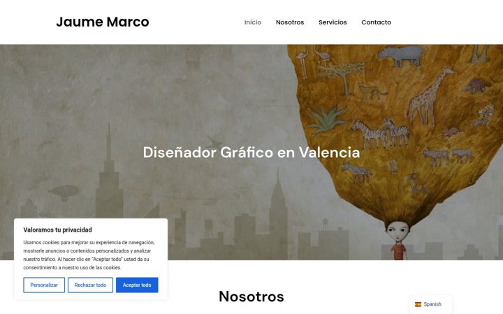 Screenshot of jaumemarco-estudio.es