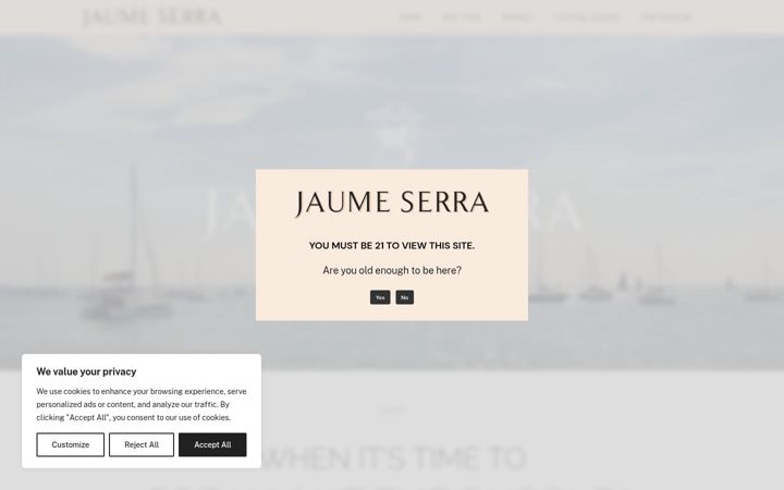 Screenshot of jaumeserrausa.com