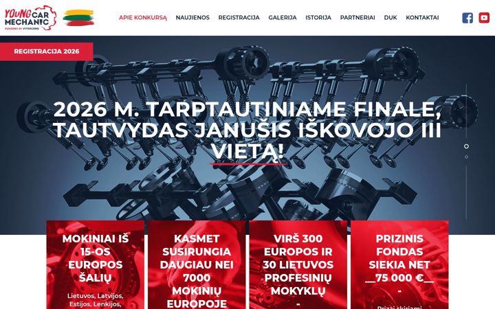 Screenshot of jaunasisautomechanikas.lt