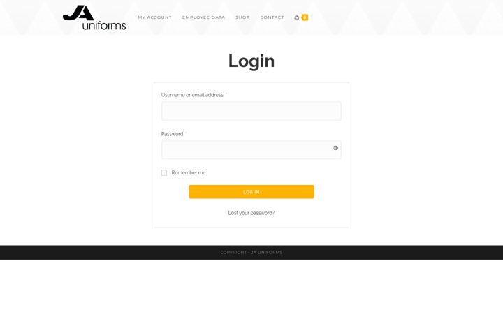 Screenshot of jauniformscatalogs.com