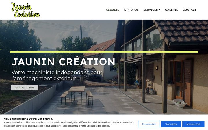 Screenshot of jaunin-creation.ch