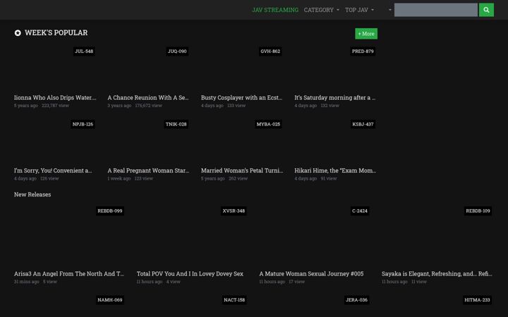 Screenshot of jav68.net