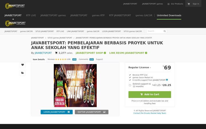 Screenshot of javabetsport.io