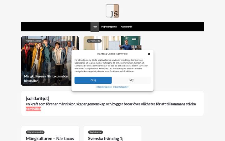 Screenshot of javadsimin.se