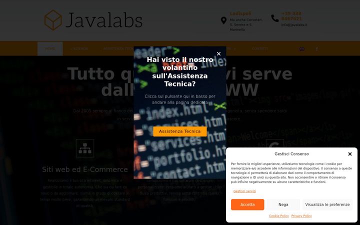 Screenshot of javalabs.net