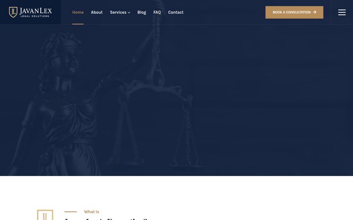 Screenshot of javanlex.com