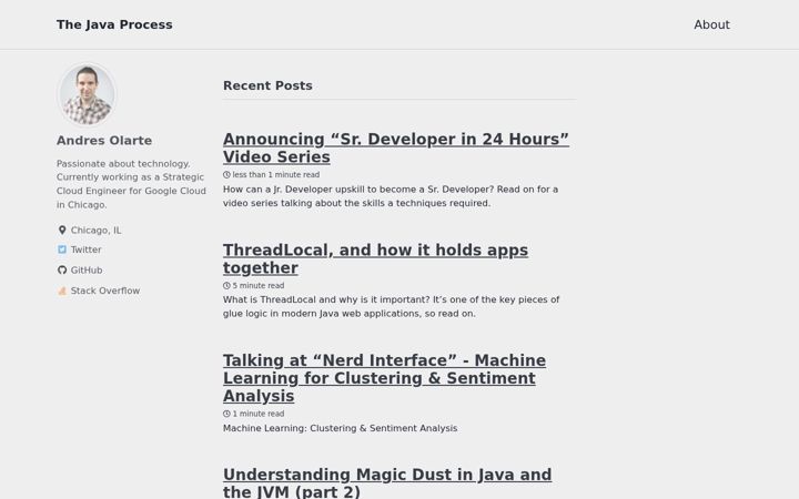 Screenshot of javaprocess.com