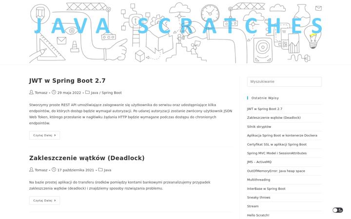 Screenshot of javascratches.pl