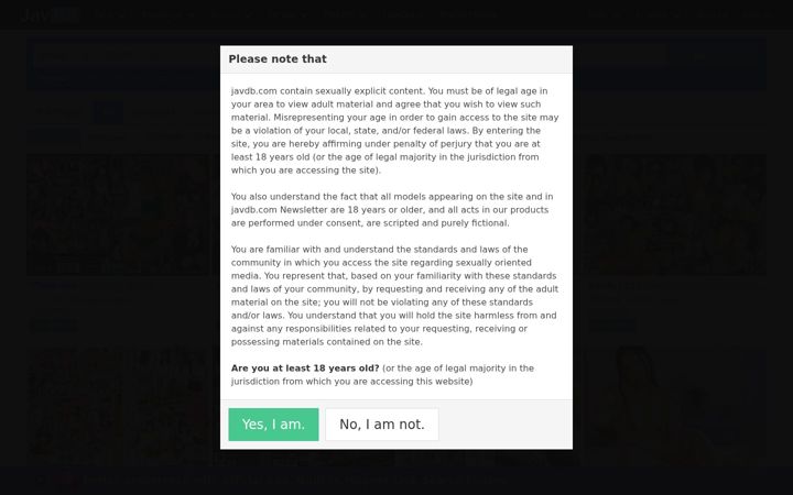 Screenshot di javdb.com