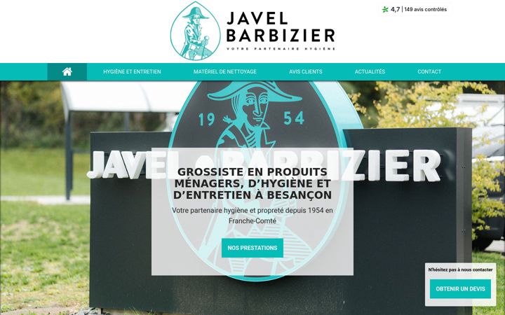 Screenshot of javelbarbizier-avis.fr