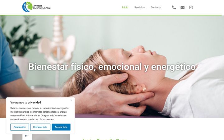 Screenshot of javibuendia.com