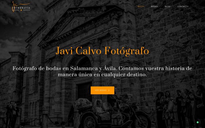 Screenshot of javicalvofotografo.es