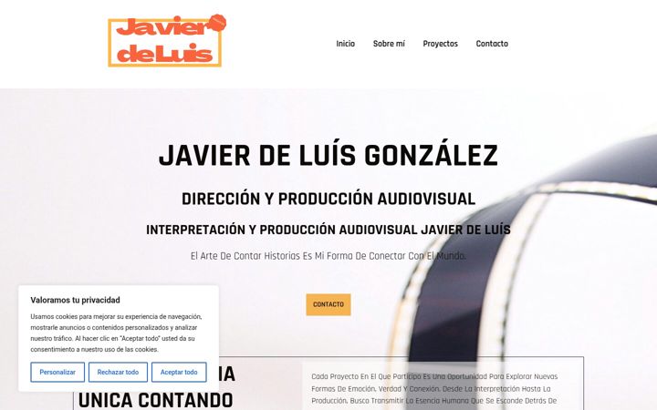 Screenshot of javier-de-luis.com