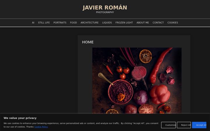 Screenshot of javier-roman.com