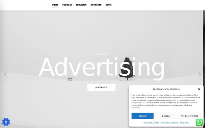 Screenshot of javieralexandre.com