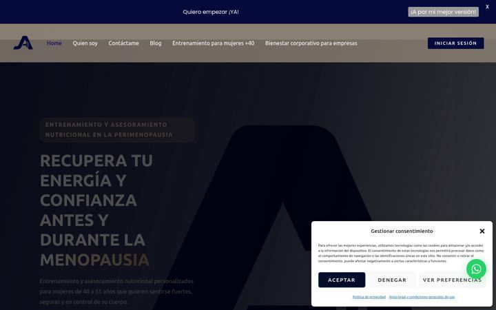 Screenshot of javieralgarratraining.com