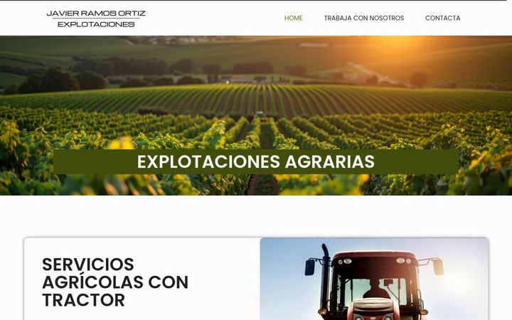 Screenshot of javieramosexplotaciones.es