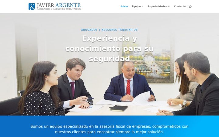 Screenshot of javierargente.com