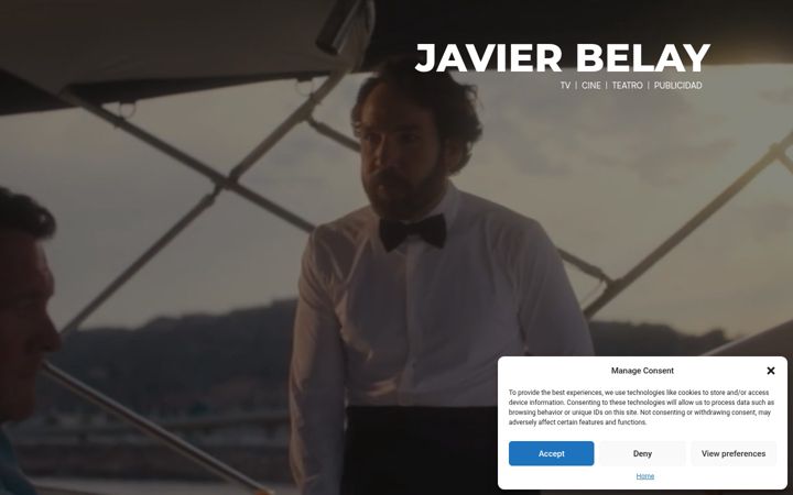 Screenshot of javierbelay.com