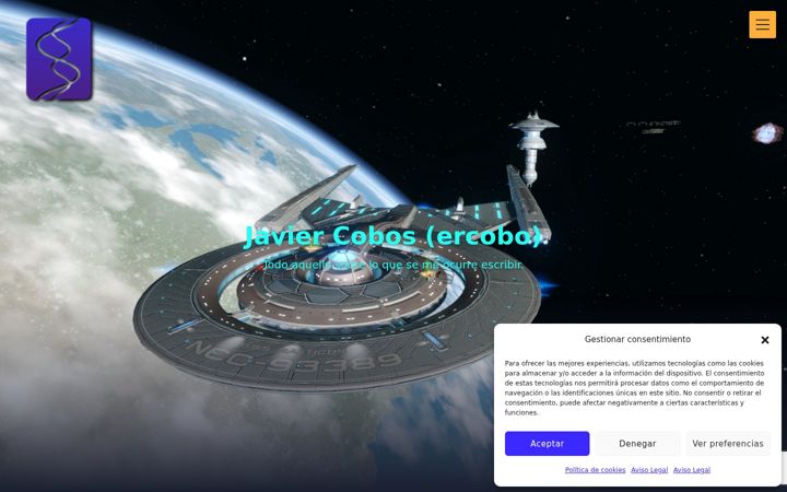 Screenshot of javiercobossanz.es