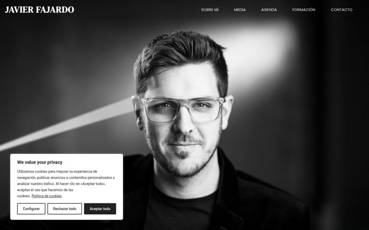 Screenshot of javierfajardo.es