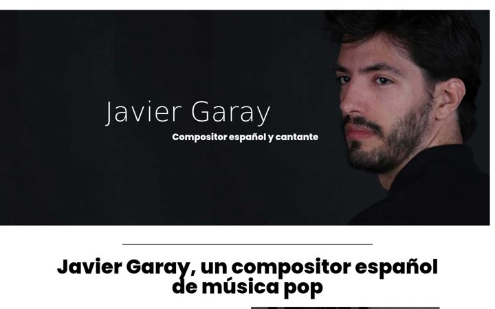 Screenshot of javiergaraymusica.com