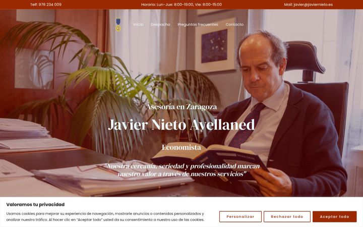 Screenshot of javiernieto.es