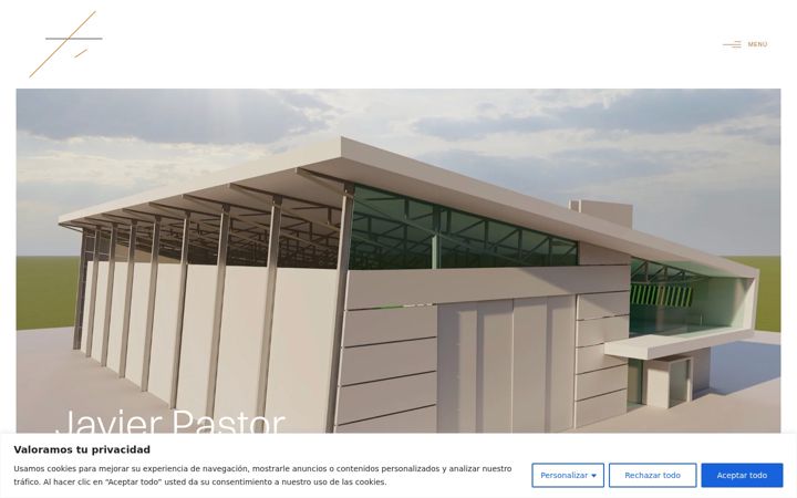Screenshot of javierpastorarquitecto.es