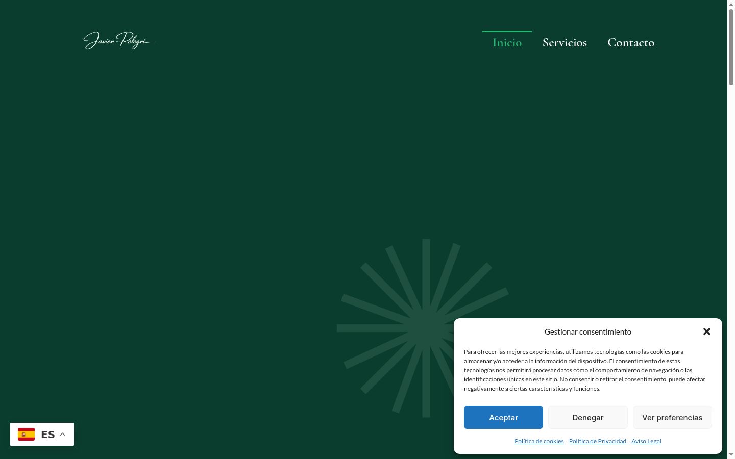 Screenshot tal-banner tal-kunsens muri qabel kwalunkwe interazzjoni