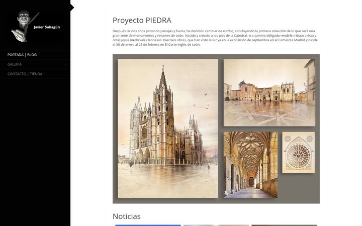 Screenshot of javiersahagun.com