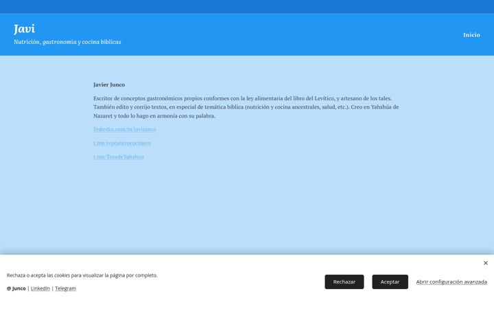 Screenshot of javijunco.com