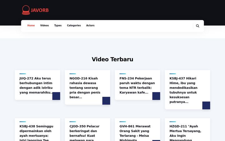 Screenshot of javorb.com
