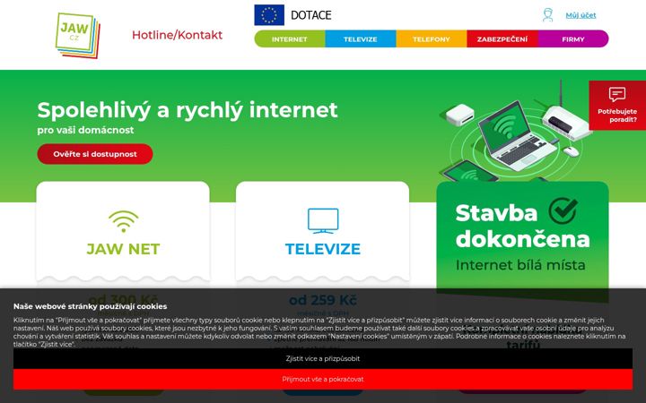 Screenshot of jaw.cz