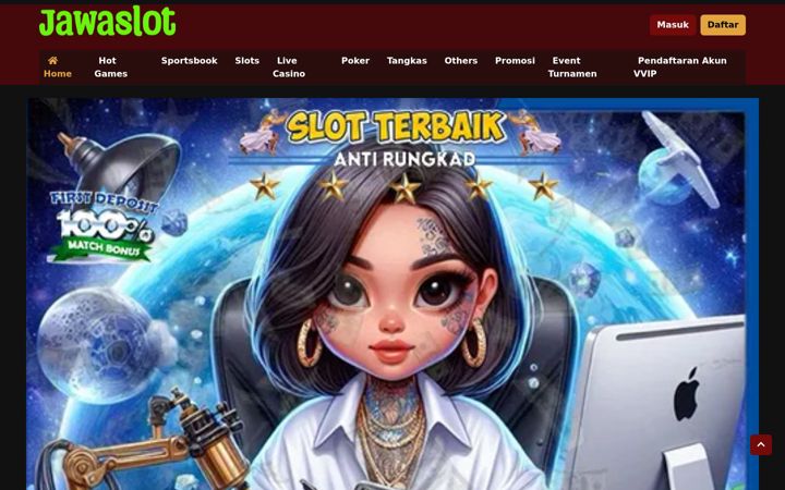 Screenshot of jawa-slot.com