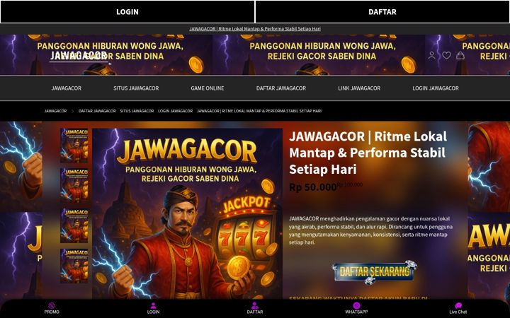 Screenshot of jawagacor.net