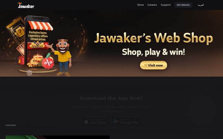 Kuvakaappaus sivustosta jawaker.com