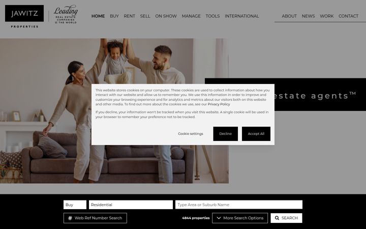 Screenshot of jawitz.co.za