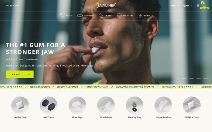 Screenshot of jawliner.de