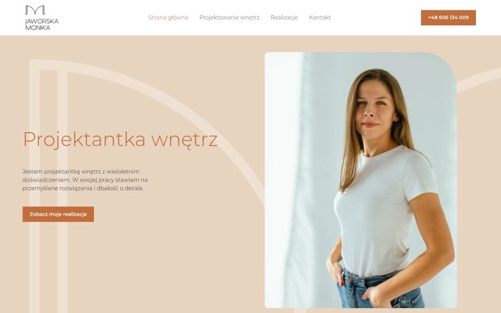 Screenshot of jaworskamonika.pl