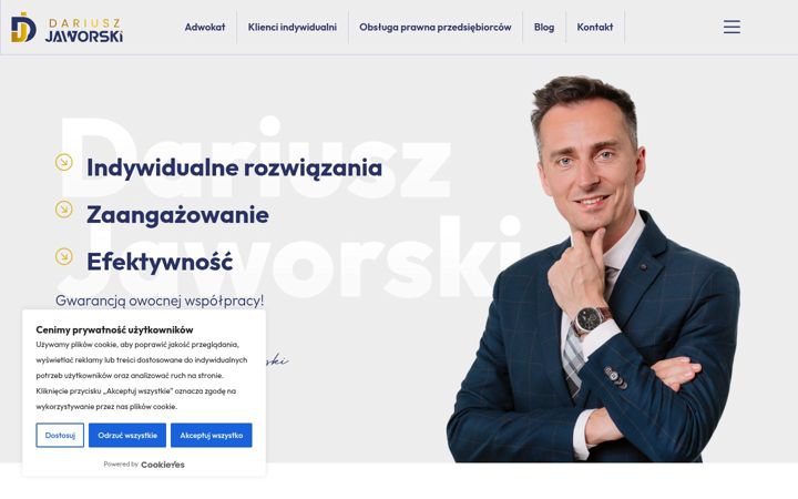Screenshot of jaworskilegal.pl