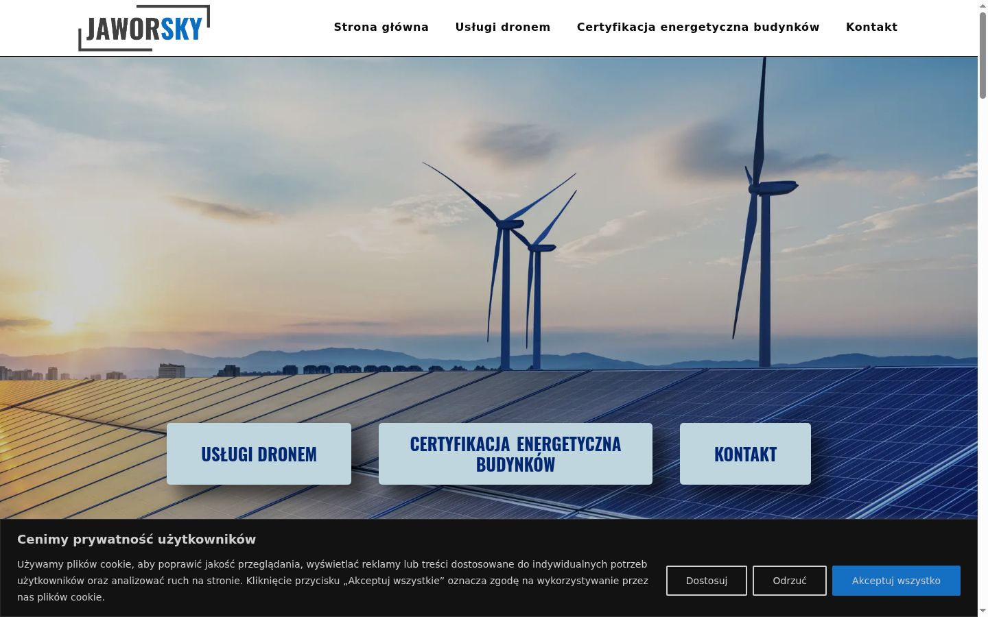 Screenshot des Einwilligungsbanners vor jeglicher Interaktion