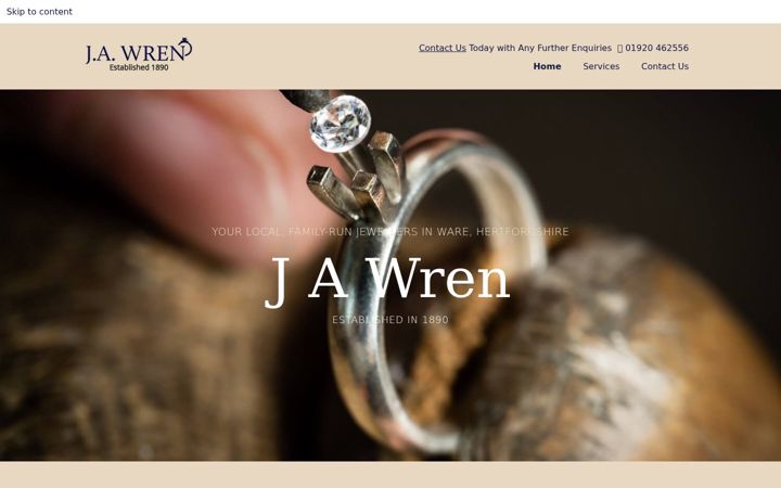 Screenshot of jawren.co.uk