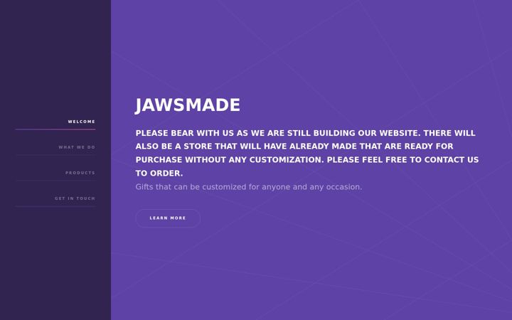 Screenshot of jawsmade.com