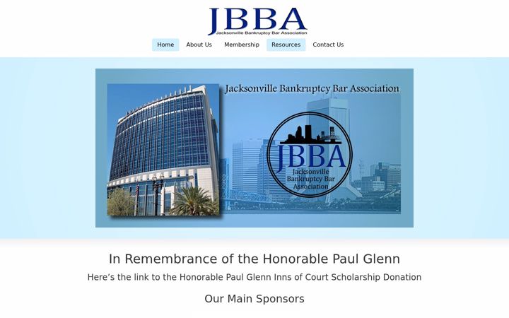 Screenshot of jaxbkybar.com
