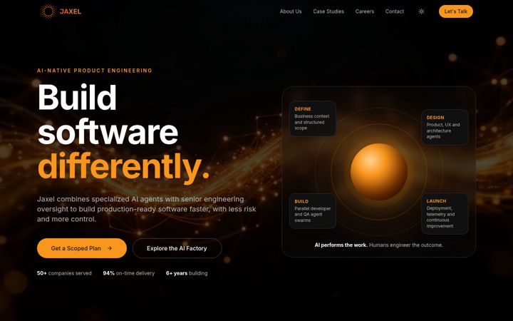 Screenshot of jaxel.com