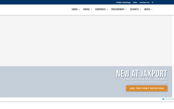 Screenshot of jaxport.com