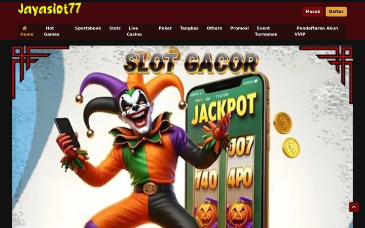 Screenshot of jayaslot77.org