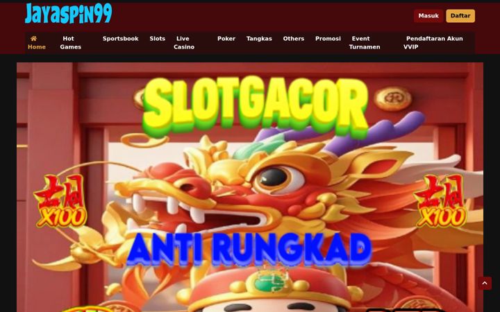 Screenshot of jayaspin99.com