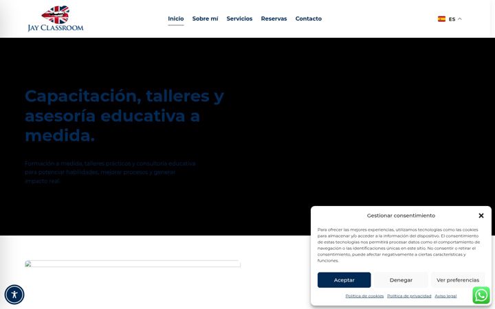 Screenshot of jayclassroomm.com