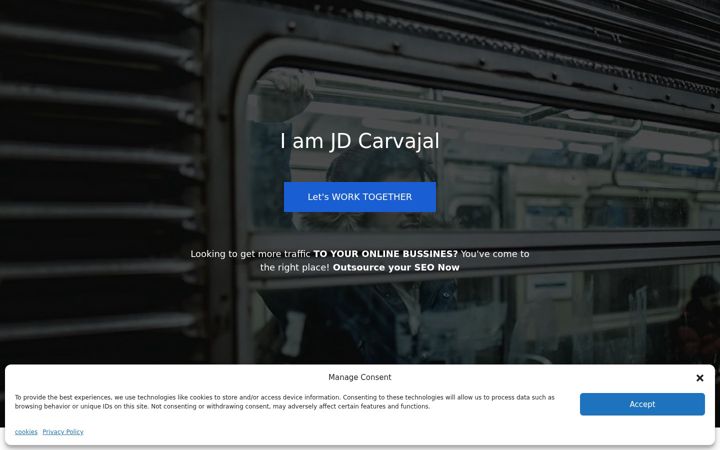 Screenshot of jaydcarvajal.com